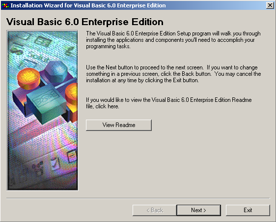 Visual Basic 6.0 Enterprise Edition Serial Key